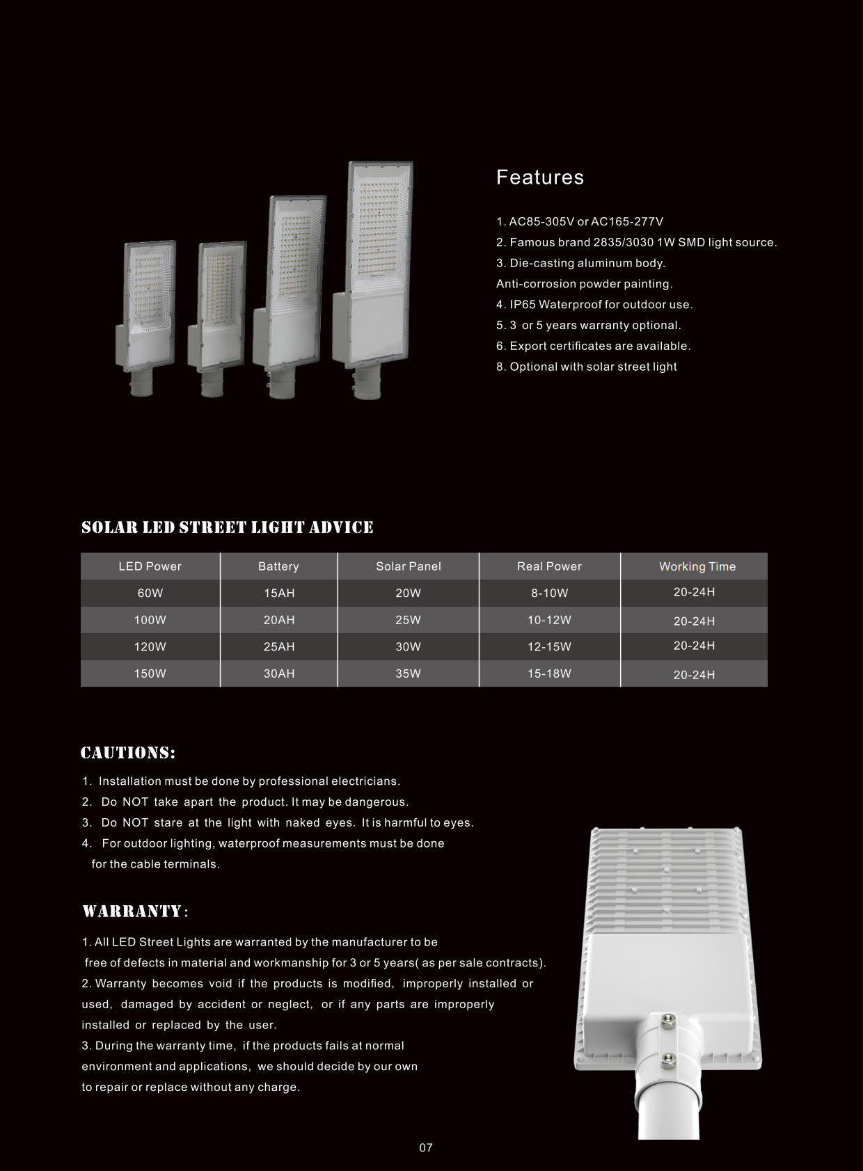 08 LED Street Light  RS-114