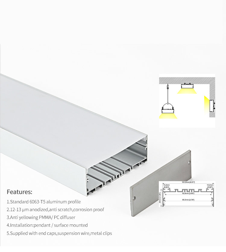 Reasonable price Circular Led Linear Light -
RS-LN10035B – Ristar detail pictures