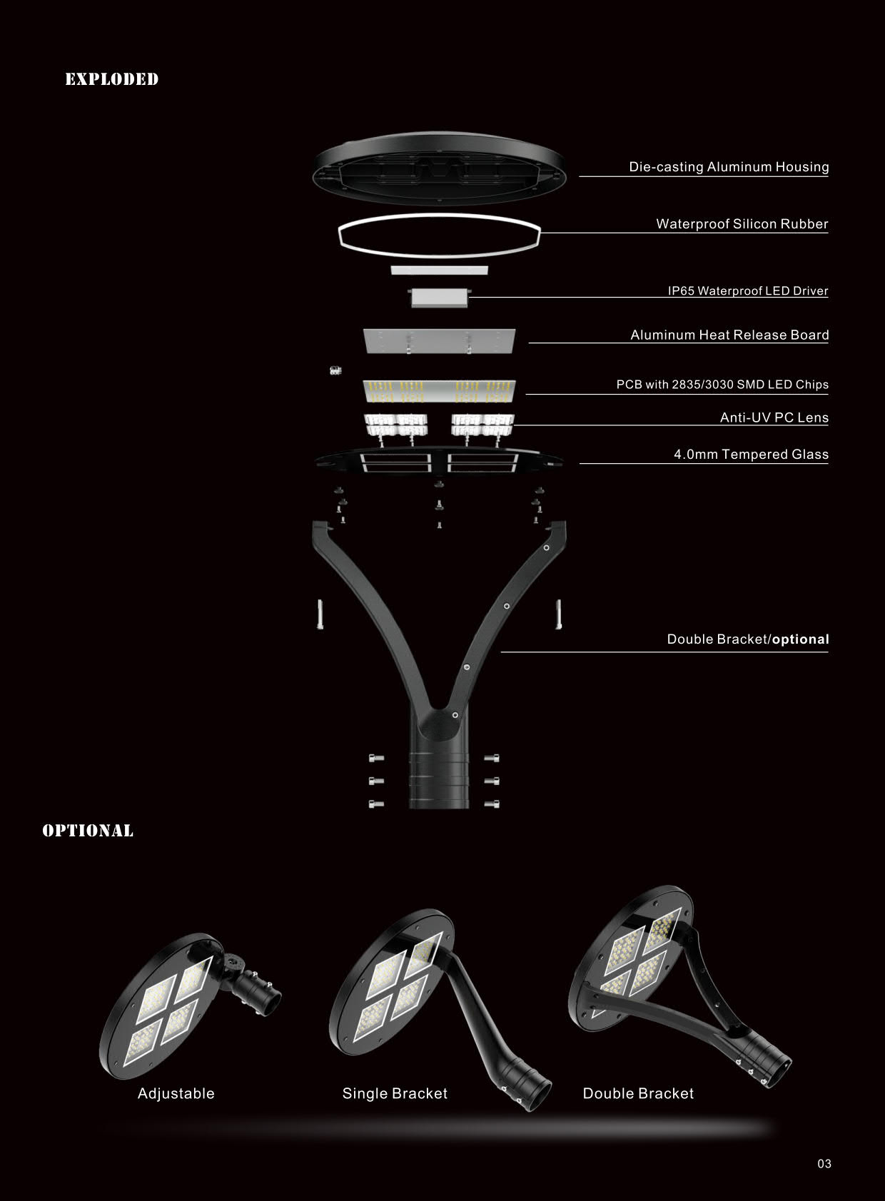 03 RS-118 LED GARDEN LIGHT