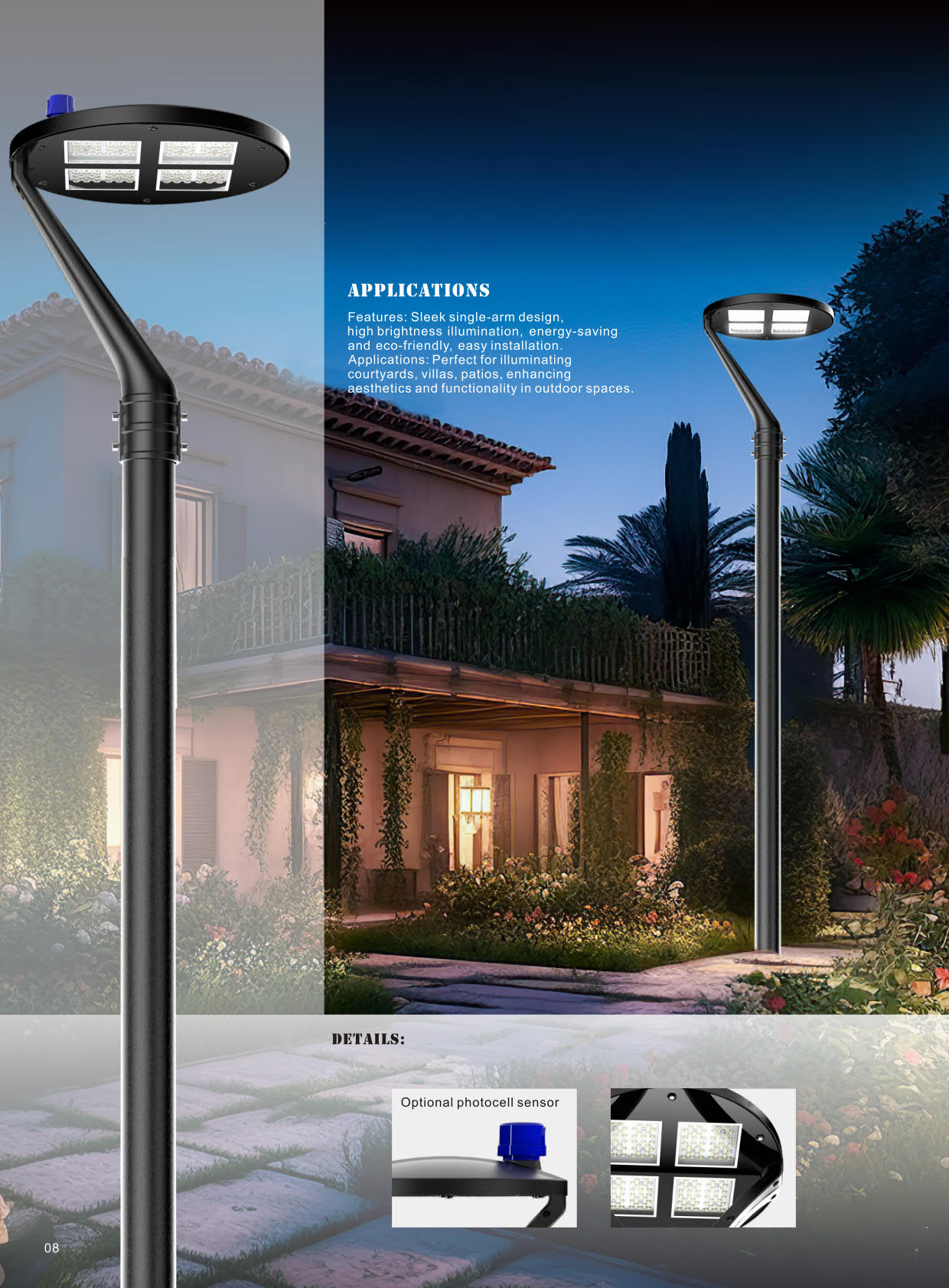 08 RS-118 LED GARDEN LIGHT