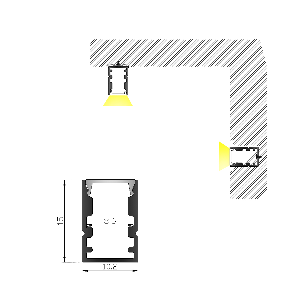 OEM Supply Led Track Light -
RS-LN1015B – Ristar detail pictures