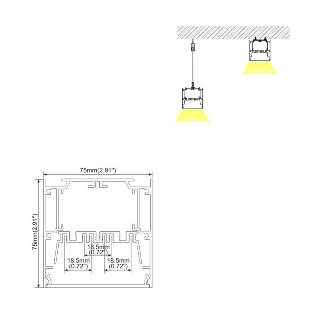 Best Price for Led Lights Projector -
RS-LN7575B – Ristar detail pictures