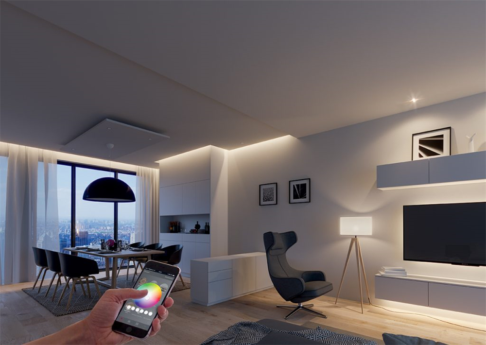 LED-lampor och ett smart hem